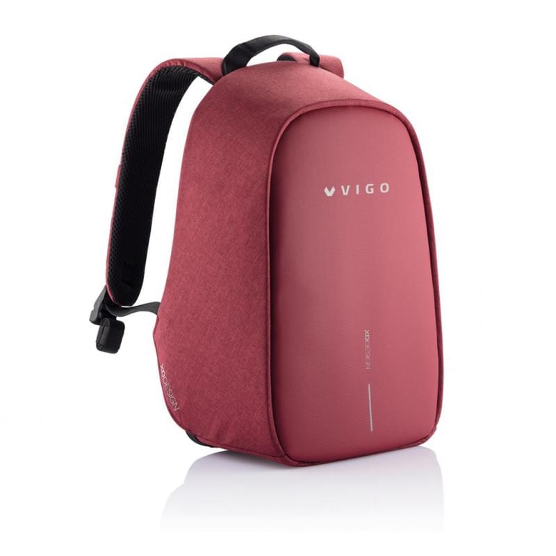 Bobby Hero small rugzak - 10,5L - rPET polyester - USB poort - laptopvak - anti diefstal
