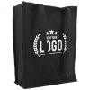 Shopper - canvas - 300g/m² - 32 x 40 x 13 cm - brede bodem - lange hengsels