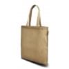Beurstas 42 x 38 x 0 cm - jute - lange hengsels