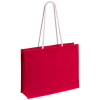 Hintol tas 44.5 x 35 x 14 cm - gelamineerd jute/katoen - 225 g/m² - lange handgrepen - bestand tegen een gewicht tot 10 kg