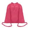 Colored rugzak - katoen - 100 g/m2 - met trekkoord