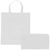 Konsum draagtas - non-woven - 80 g/m2 - 38 x 42 cm - klittenbandsluiting - opvouwbaar