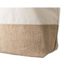 Diego boodschappentas - canvas - 280 g/m² - 48 x 15 x 35 cm - jute onderzijde - 25 L