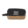 Eco CocCork toilettas - canvas en kurk - draaglus