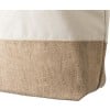 Diego boodschappentas - canvas - 280 g/m² - 48 x 15 x 35 cm - jute onderzijde - 25 L