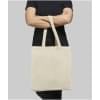 Odessa shopper - canvas - 220g/m² - 38 x 41 x 8,5 cm - brede bodem - lange hengsels