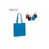Katoenen shopper - katoen - 140g/m²- 38 x 42 x 10 cm - Oeko-tex - blokbodem en zijvouw