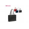 Canvas shopper - canvas - 270g/m² - 45 x 33 x 10 cm - Oeko-tex - blokbodem en zijvouw