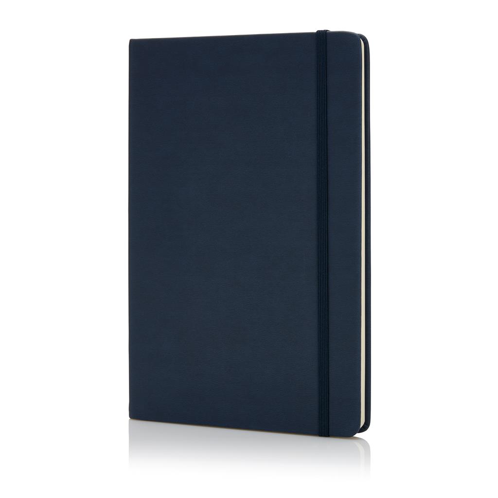 Deluxe hardcover PU A5 notitieboek-Blauw