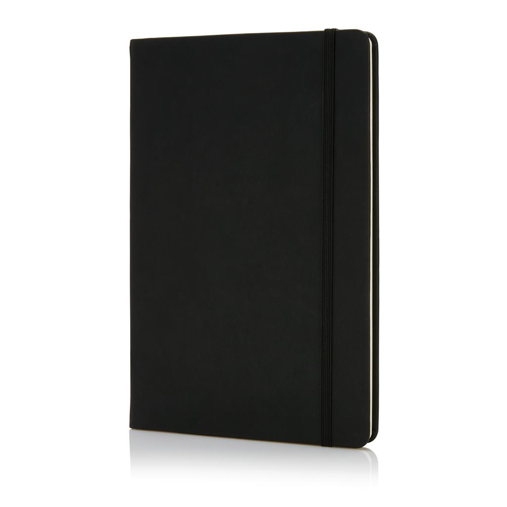 Deluxe hardcover PU A5 notitieboek-Zwart