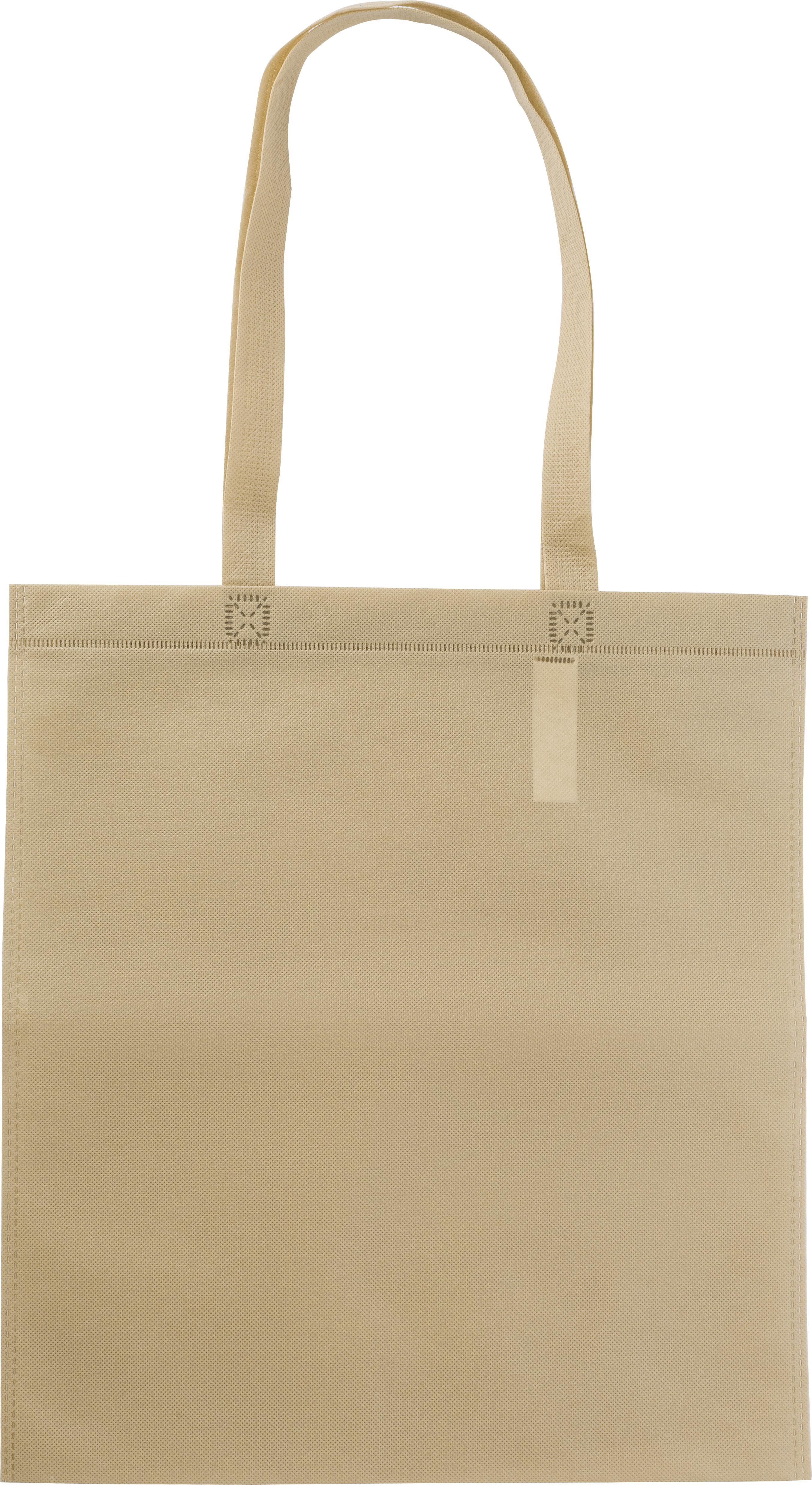Draagtas lange hengsels nonwoven-Bruin