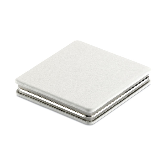 Dubbele magnetische spiegel-Wit-Zonder opdruk