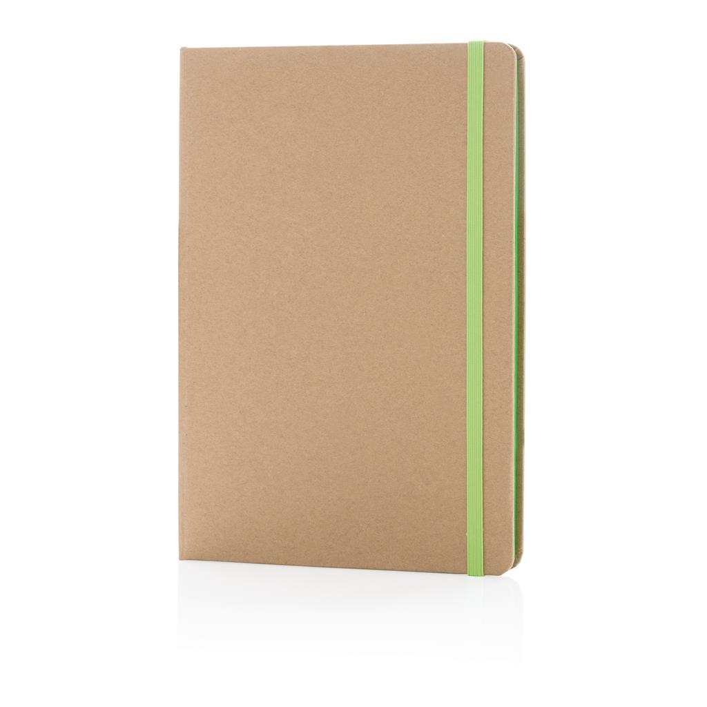 Eco-vriendelijk A5 kraft notitieboek-Groen