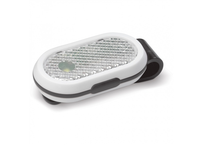 Fietslamp Click-On-Zwart / wit