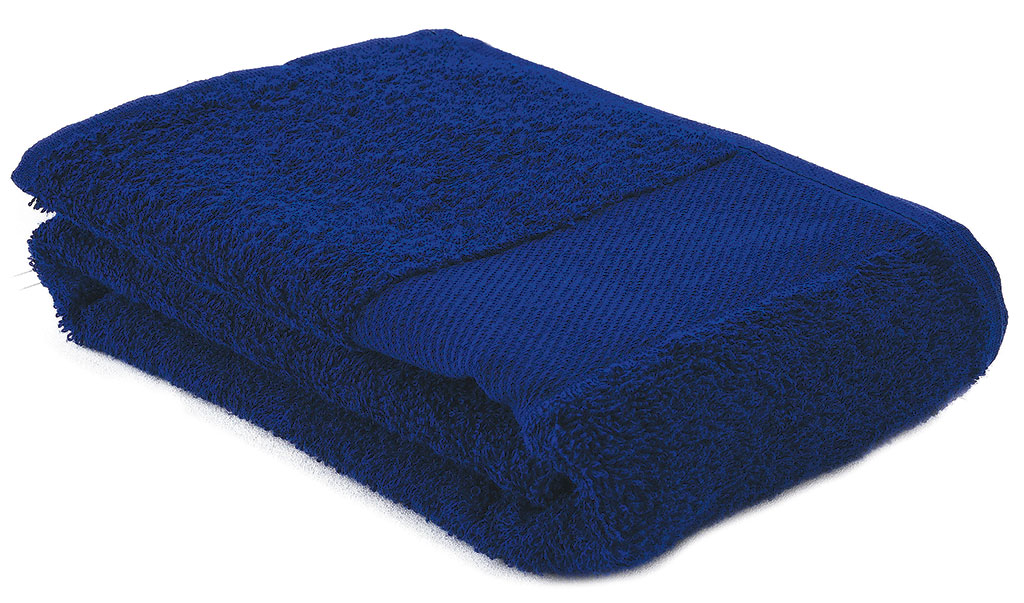 Handdoek Fitness-Borduring-Marineblauw, #263266