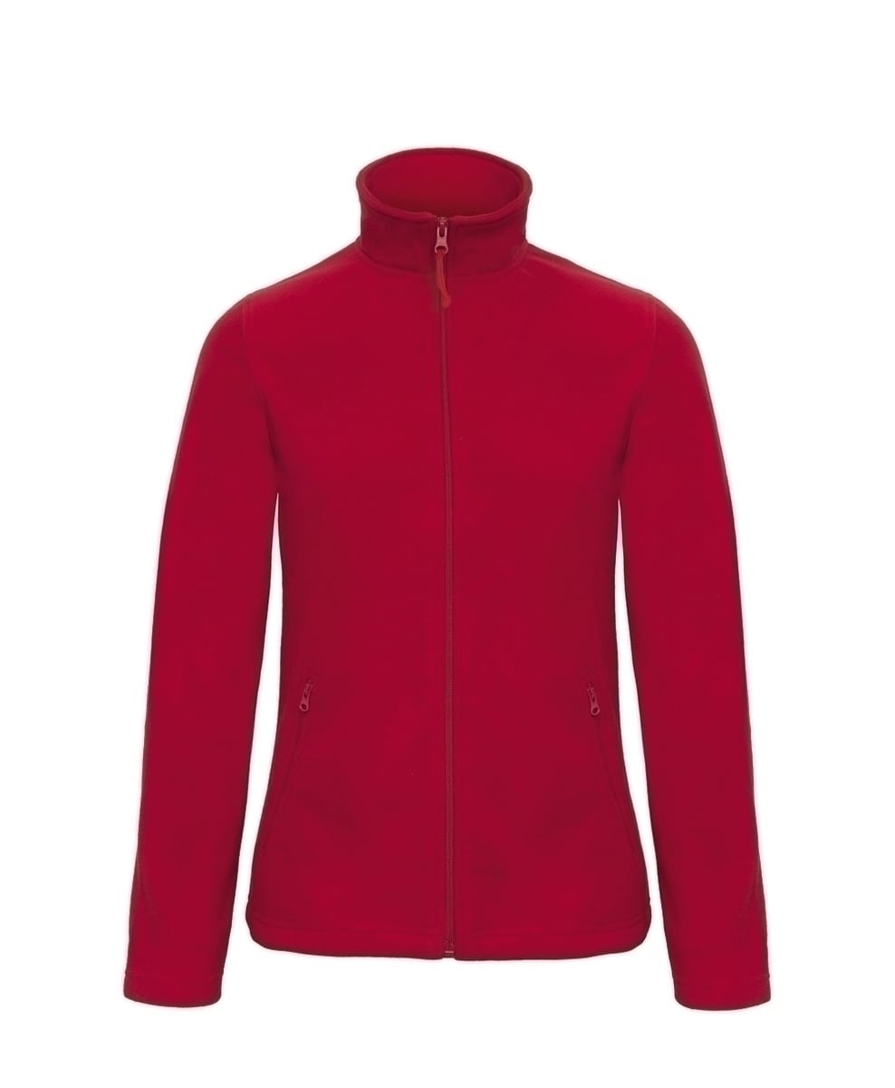 Fleece jacket women-Rood
