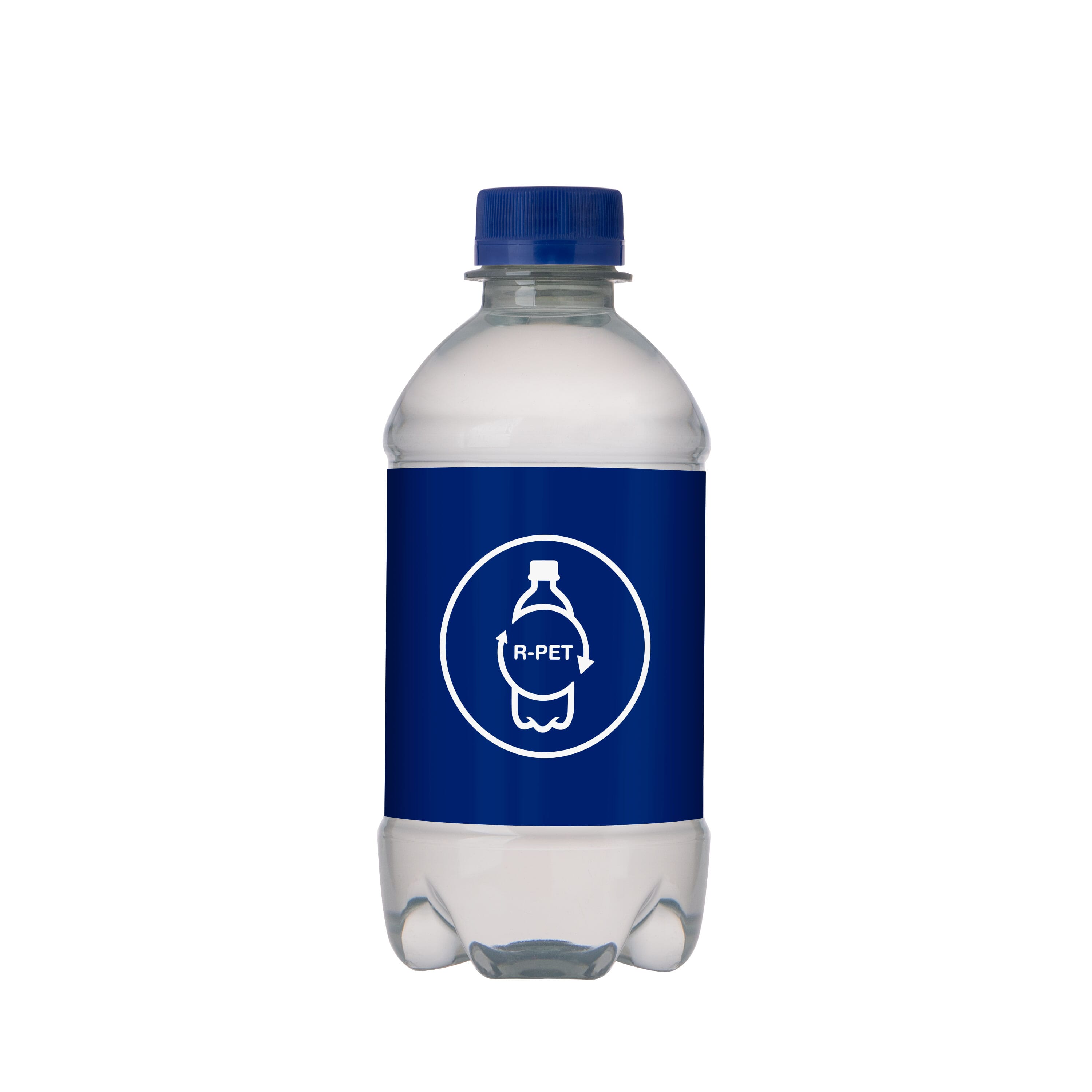 Flesje bronwater 330ml met draaidop-Donkerblauw-1 kleur