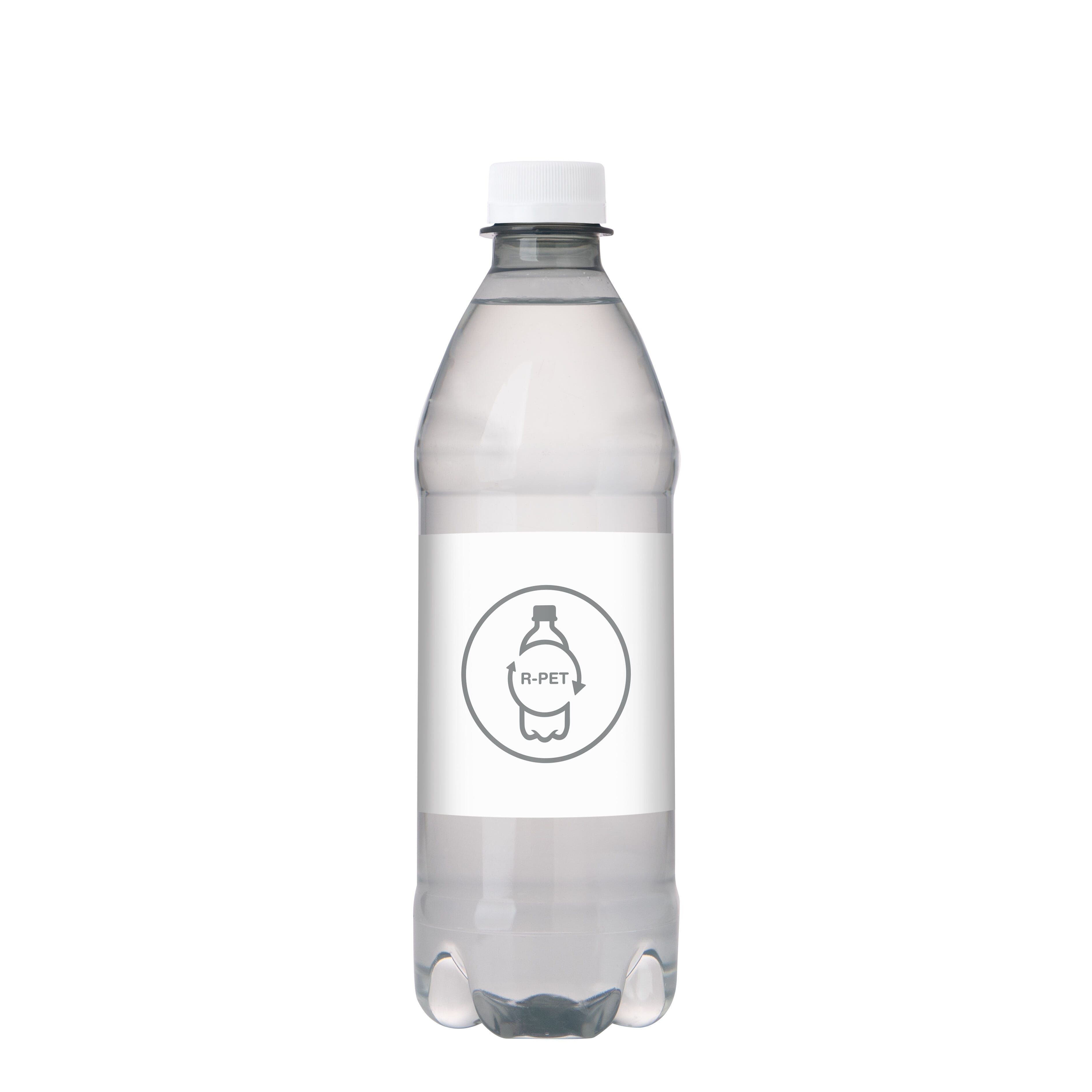 Flesje bronwater 500ml met draaidop-Transparant-1 kleur