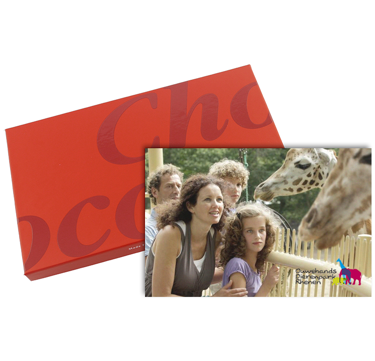 Foto op chocolade-Wit