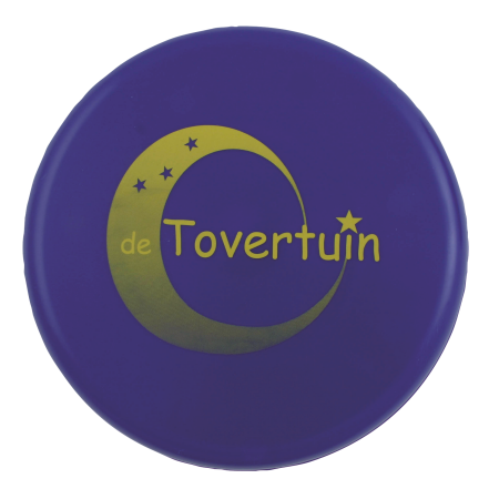 Frisbee 21 cm. zonder ringen-Donkerblauw-Zonder opdruk