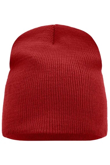 Beanie no.1-Diep rood