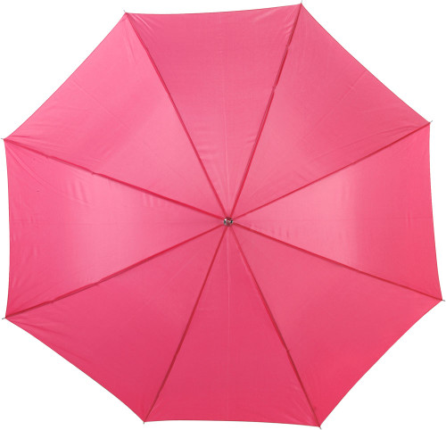 Golfparaplu met houten handvat-Roze