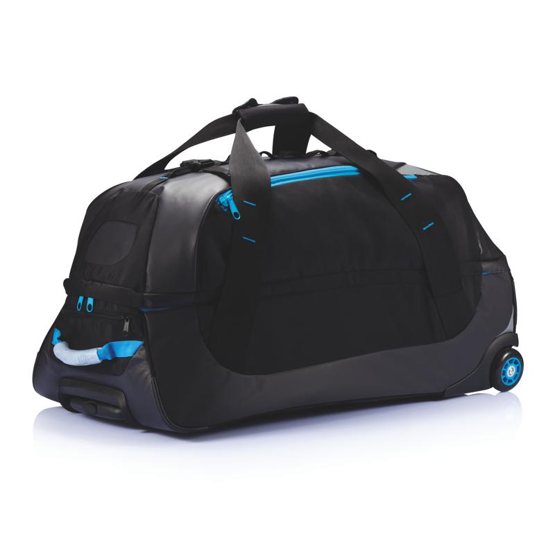 Grote adventure trolley-Blauw-Zonder opdruk