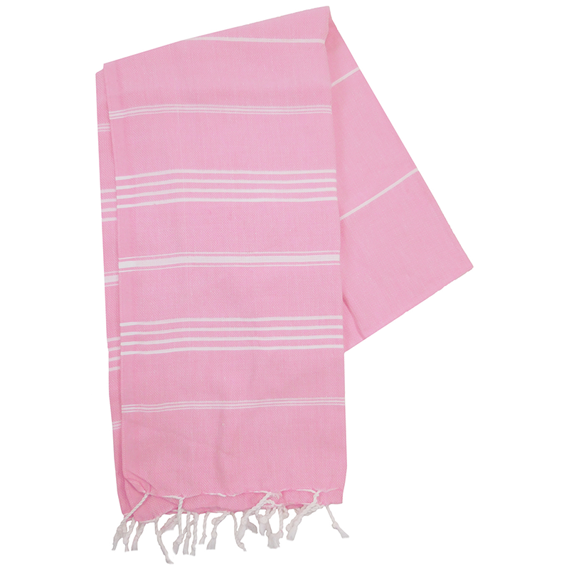 Hamam handdoek-Roze / wit