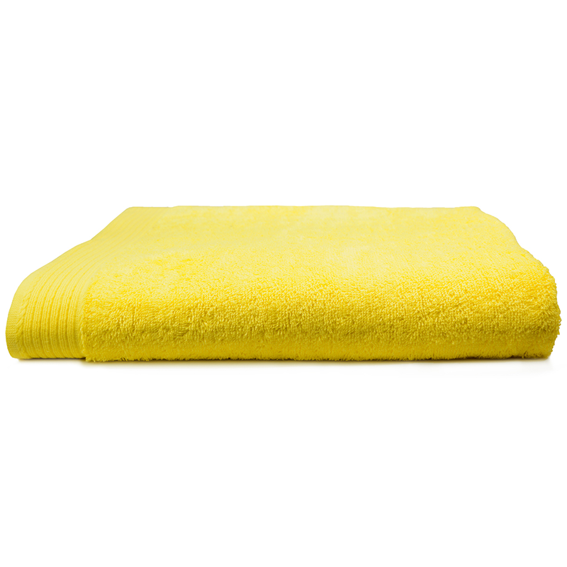 Handdoek 100 x 180 cm-Geel