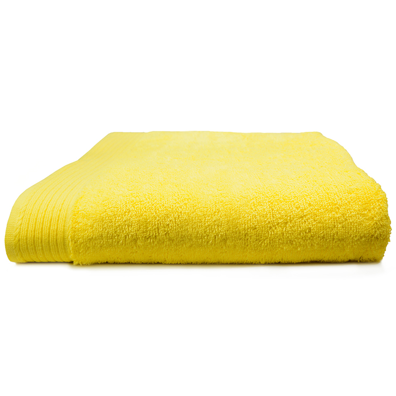 Handdoek 70 x 140 cm-Geel
