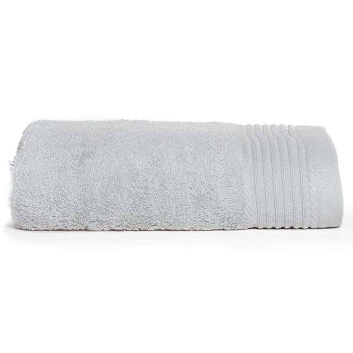 Handdoek deluxe 50 x 100 cm-Silver grey