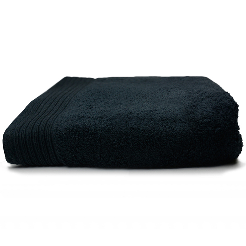 Handdoek deluxe 50 x 100 cm-Zwart