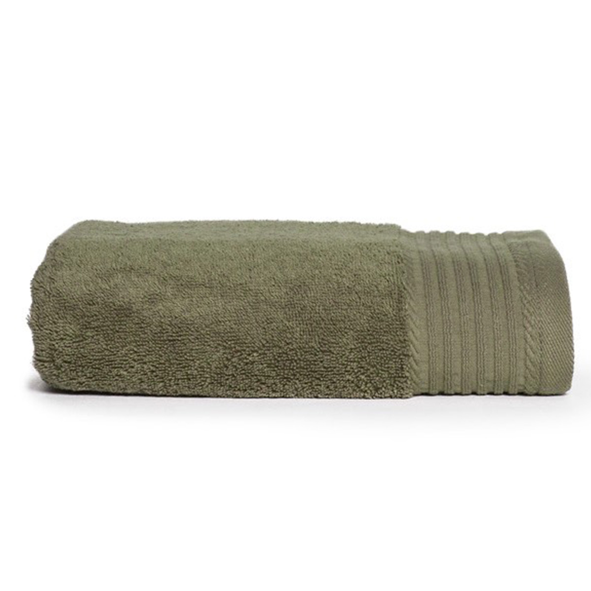 Handdoek deluxe 60 x 110 cm-Olive green