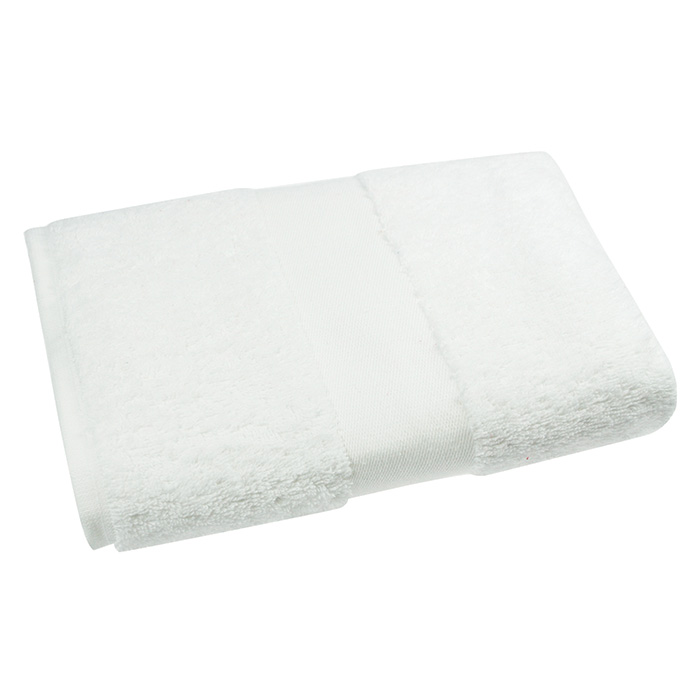 Handdoek Hotelkwaliteit-Wit, #FFFFFF-Borduring