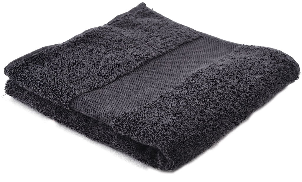 Handdoek Original-Borduring-Donkergrijs, #585858