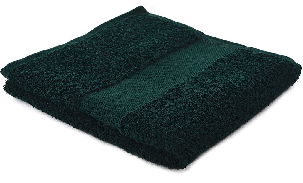 Handdoek Original-Borduring-Donkergroen, #204930