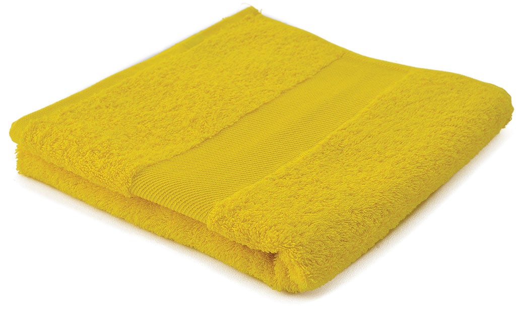 Handdoek Original-Borduring-Geel, #e9df0e
