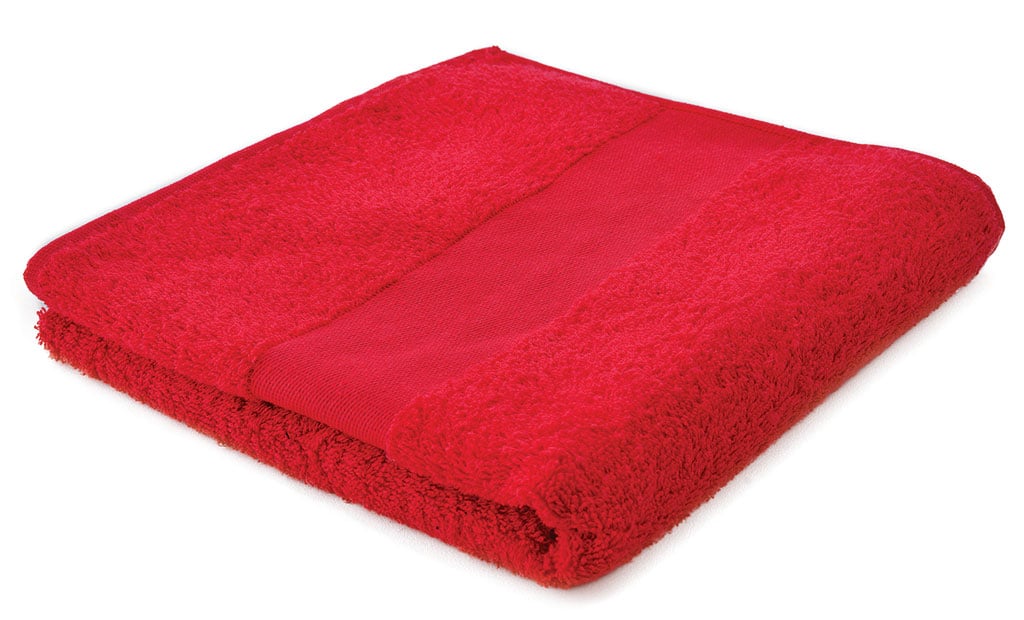 Handdoek Original-Borduring-Rood, #e32120