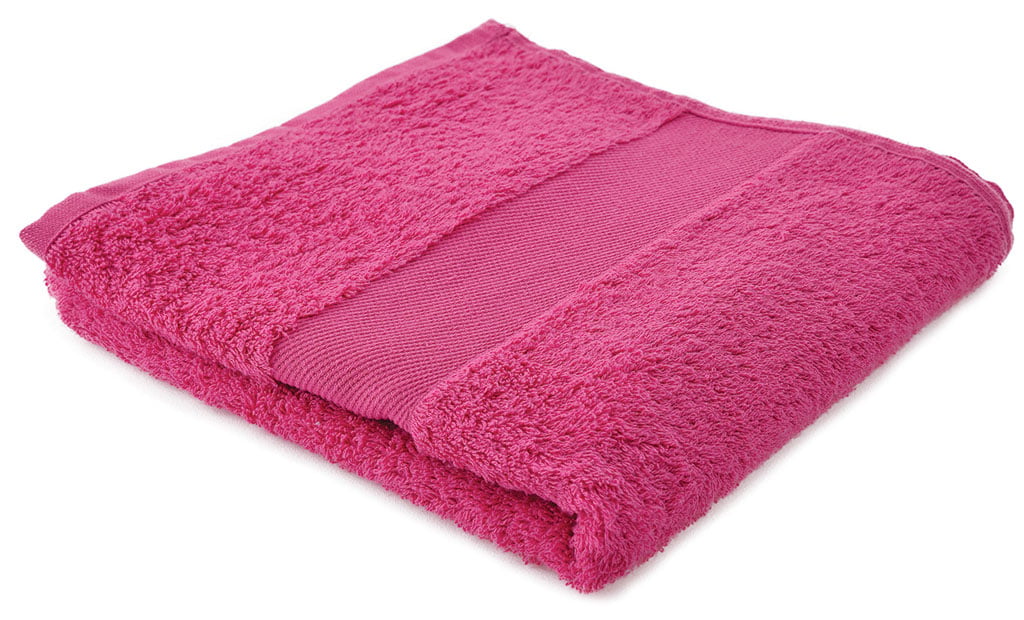 Handdoek Original-Borduring-Roze, #dc255b