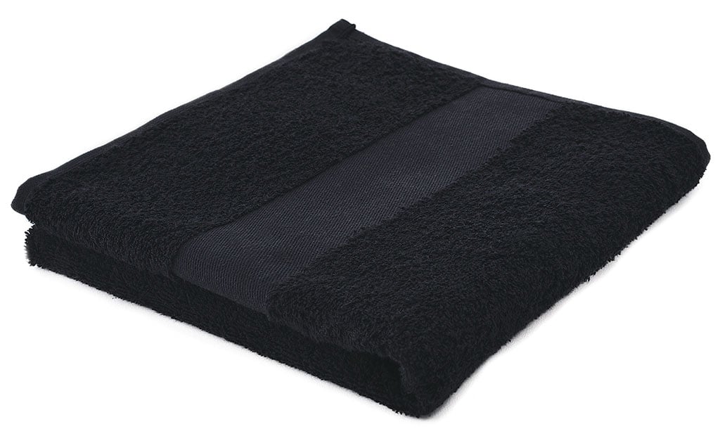 Handdoek Original-Borduring-Zwart, #000000
