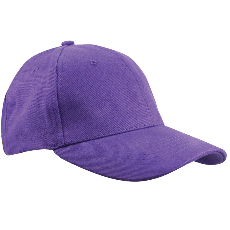 Heavy Brushed Cap-Paars, #7a6fb4-Borduring