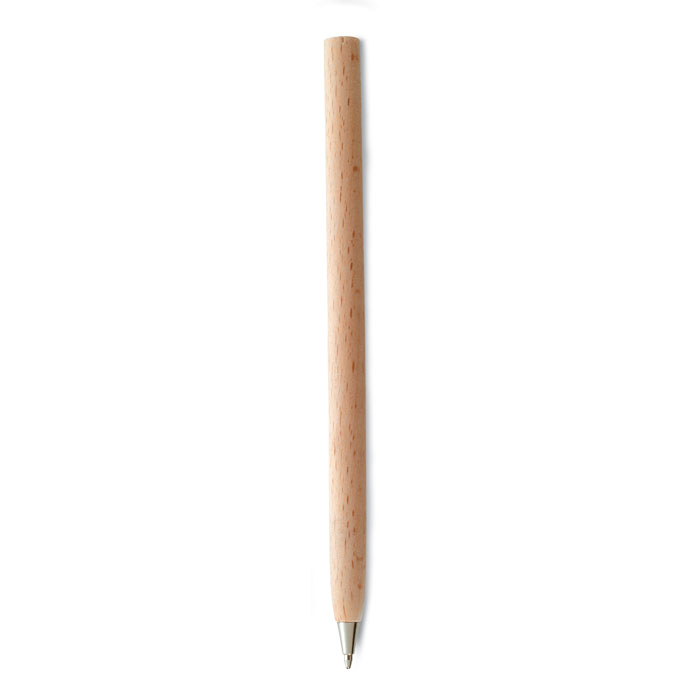 Houten balpen met dop-Hout-Zonder opdruk