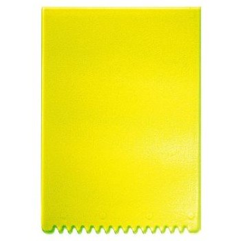 IJskrabber Rechthoek-Trend Geel, #f5e806-Fotoprint