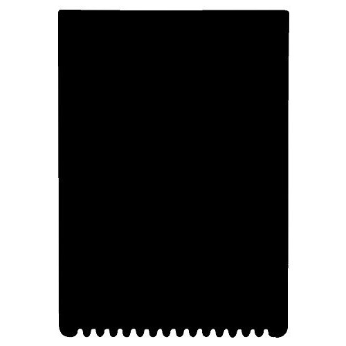 IJskrabber Rechthoek-Zwart, #000000-Fotoprint