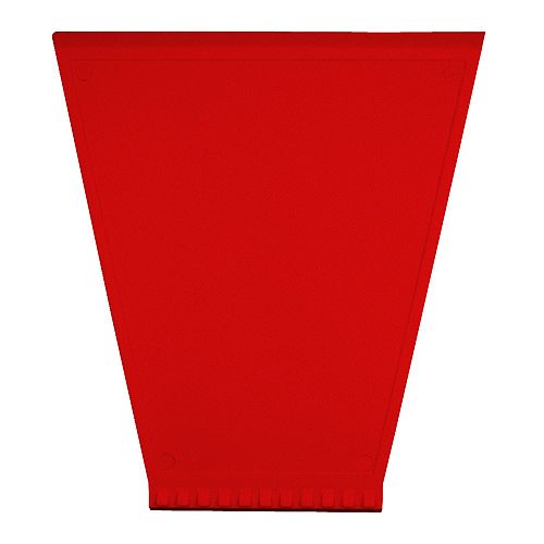 Ijskrabber Trapeze-Rood, #ba1d0e-Fotoprint