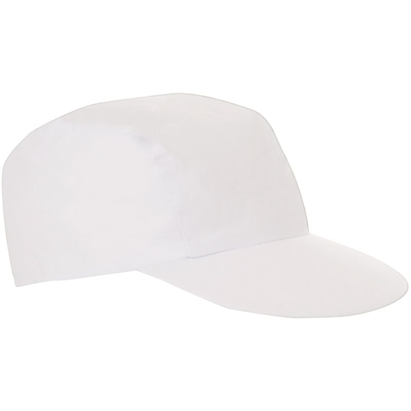 Jockey Cap-Wit, #ffffff-1 kleur