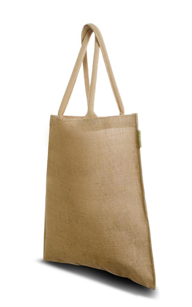 Jute beurstas de luxe-Jute-1 kleur