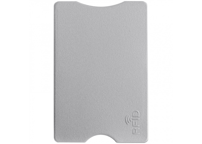 Kaarthouder Hard Anti-Skimming-Zilver