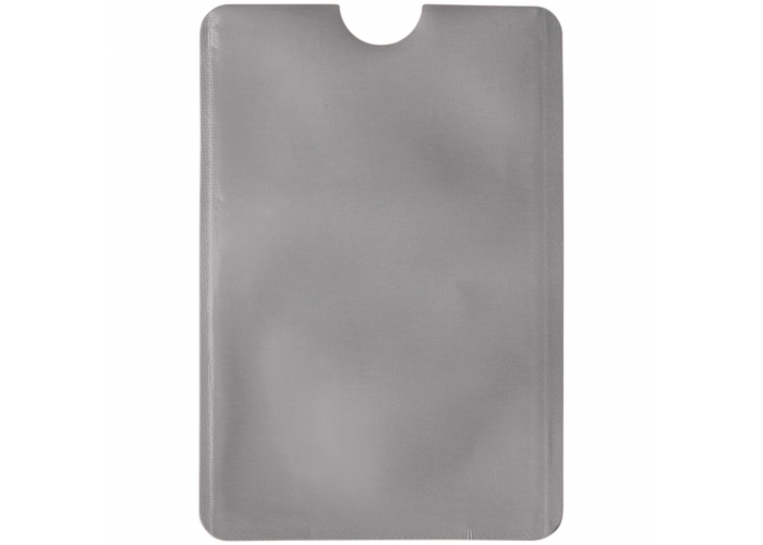 Kaarthouder Soft Anti-Skimming-Zilver
