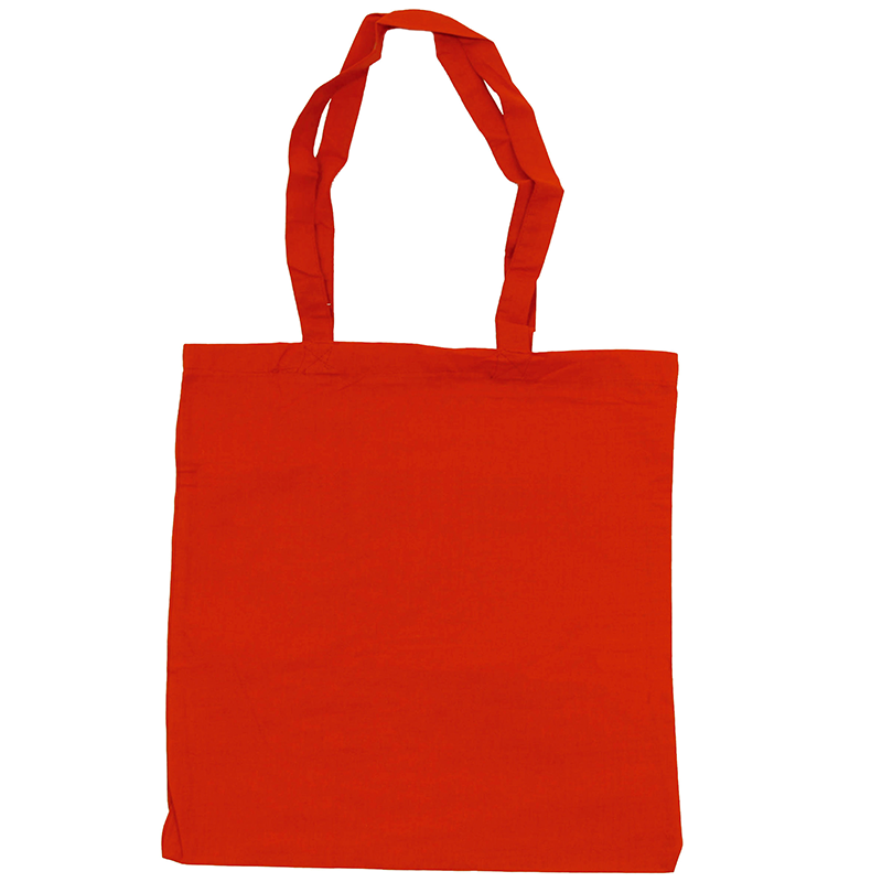 Katoenen draagtas gekleurd-Rood